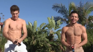 Jess & Manny: bareback - butthole video