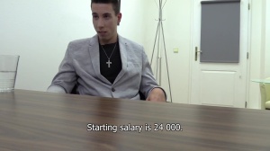 A young lad acquires fucked during job offer interview