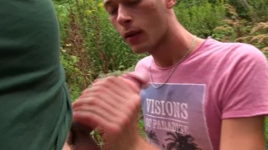 young businessman swallows schlong like no thing