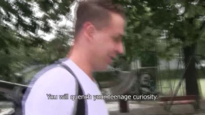 adorable bicurious Czech lad plows for cash