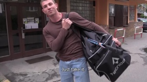Sporty Slovakian twink got hammered