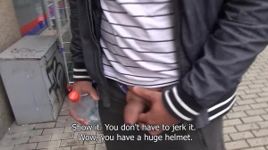 A football player with a filthy smooth 10-Pounder