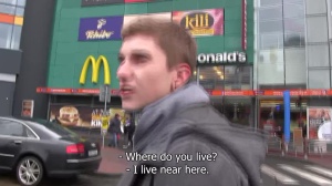 A model looking non-professional got nailed 