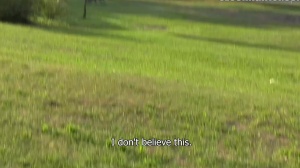 A young lad sucks weenie in the park