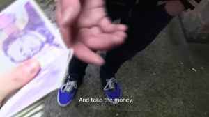A good twink got poked in the garden