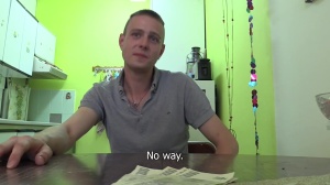 The teen accepts a tasty offer