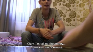 Poor and shy lad from Prague agreed for sex