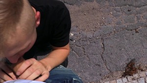 young Czech cutie drilled in the wazoo in the park