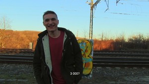 Skinny Czech twink shows his freshly gaped butthole
