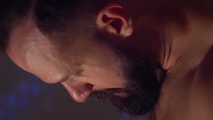 GodsOfMen - Tattooed big penis Dann Grey spanking