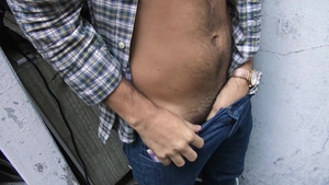 LatinLeche.com: Hawt jerking nice big dick in public