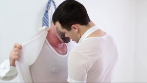 MissionaryBoys.com: Muscled Elder Foster moaning sex scene