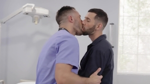 Icon Male - Brown hair Argos Santini gets ass licked face fuck