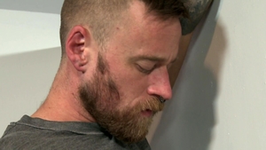 MenOver30 - Brunette Damian Taylor jerking big dick