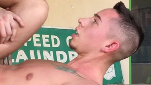 HotHouse - Dalton Riley bareback sensual kissing outdoors