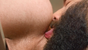 Str8 To Gay: Facial among tattooed american bear Ryan Jacobs