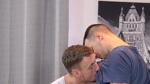 BlakeMason.com - European Desmond Cooper jerking uncut cock