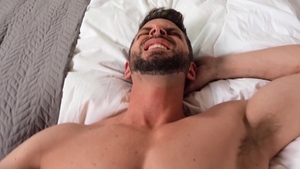 GodsOfMen: American blowjob cum indoors