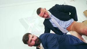 MenatPlay: Condom loud sex with Dani Robles in office