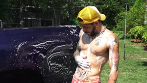 ColbyKnox: Dirty hunk stripteasing in the bed