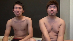 GayAsianNetwork - Keisuke rubbing during interview