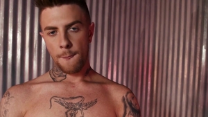 FetishMen - Tattooed Danny Gunn in jeans angry fisting
