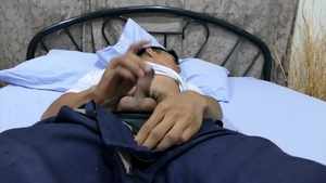 Twinky Feet: Robin stroking scene