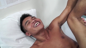 Doctor Twink: Muscled very hot asian gay Jacob ass fucked