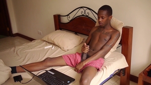 80 Gays: Raw sex with very cute african twink boy Sage