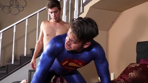ManUpFilms - Gay Dante Colle in spandex jerking big cock