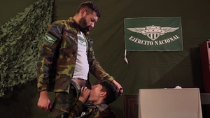 MilitaryDick: Cecil's Pounding of Sorry Soldier Ares