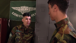 MilitaryDick: Will's Load: A Surprise for Caetano