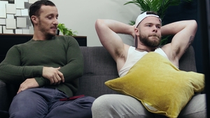 Jerk Buddies: Blowing His Uncut Cock Till He Cums