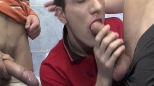 Double Suck, Double Cock with Monstrous Dicks