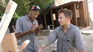 DownLow Boys: Foreman's Giant Black Cock Takes Over