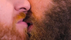 menatplay: Bearded Logan Takes on Redheaded Leander