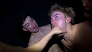 Captive Blond Bottom's Research Adventure