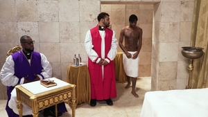 His Round Ass Gets Stuffed With Holy Load