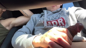 Raw outdoor sex at cruising area